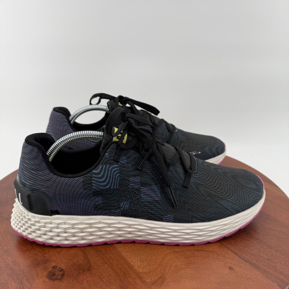 NOBULL‎ All Day Ripstop 365 Black Multi Pink Training Shoes  Men 10.5/Women 12